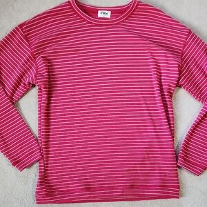Pulse Boutique Super Soft inside Pink Striped Shirt Casual - Medium